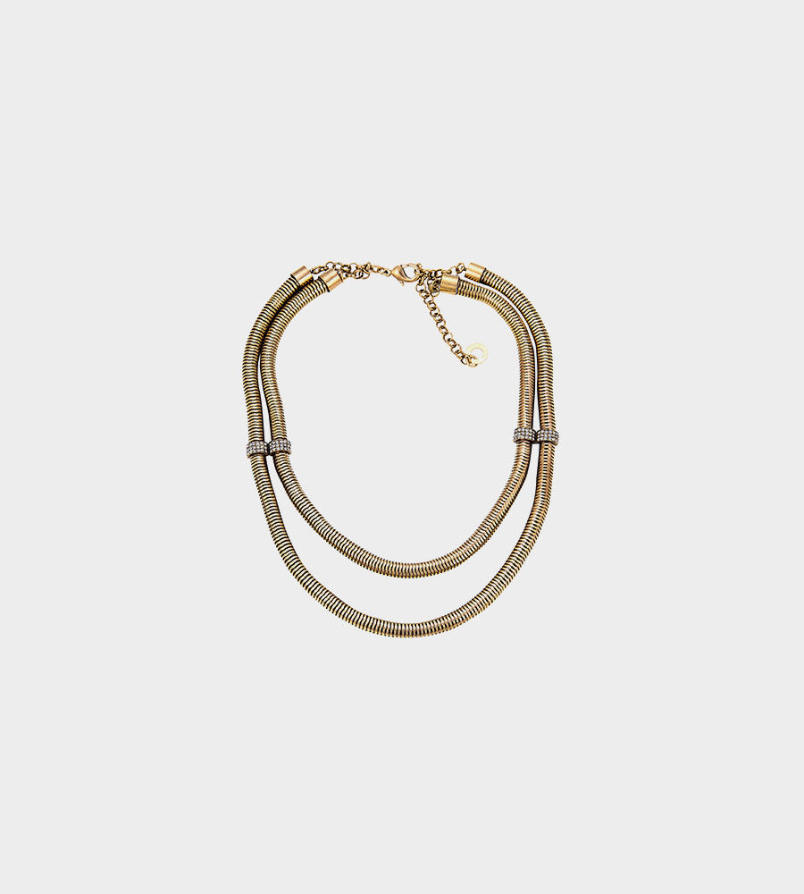 Rolo Chain Multi-Strand Necklace